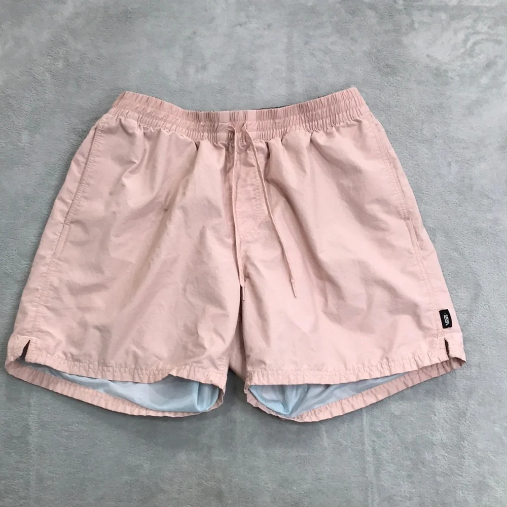 Van's Light Pink Men's Swim Trunks Size Large